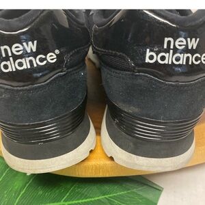 New bAlance Navy Blue with Glitter Flake 515 Athletic Sneakers